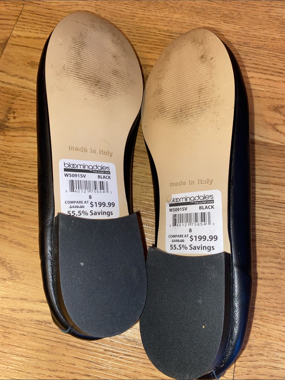 Valentino Calliope Black leather ballet flats - Picture 5 of 7